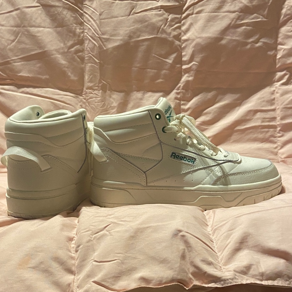 Reebok Off-White High-Top Sneakers